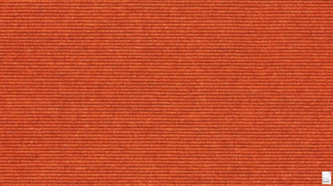 tretford Interland 585 Orange Kettelteppich ECKIG