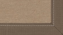 tretford Teppich LH 555_613 Marzipan mit 6 cm Leinenbordüre (Hell) im Wunschmaß