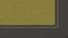 tretford Teppich LD 580_643 Tundra mit 6 cm Leinenbordüre (Dunkel) im Wunschmaß