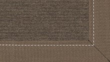 tretford Teppich LH 555_601 Treibholz mit 6 cm Leinenbordüre (Hell) im Wunschmaß