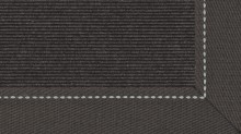 tretford Teppich LD 515_651 Lava mit 6 cm Leinenbordüre (Dunkel) im Wunschmaß