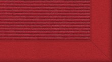 tretford Teppich F570_570 Erdbeere mit 6 cm Wollfilz-Bordüre im Wunschmaß